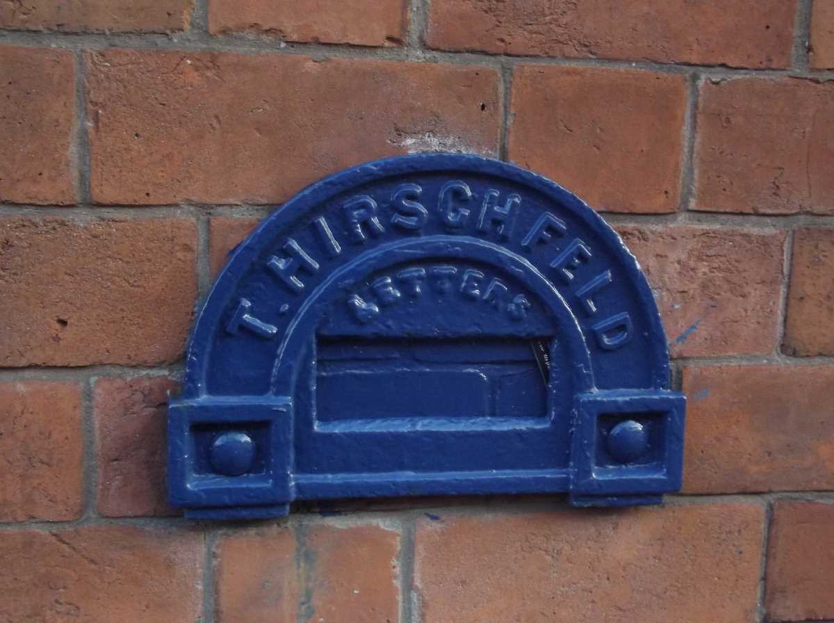 Jewellery Quarter letterboxes: Spencer Street (January 2013)